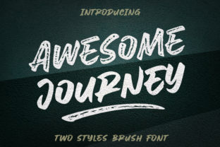 Awesome Journey: A Bold Font That Elevates Your Creative Workflow
