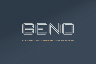 Bend Font: A Futuristic Two-Line Display Typeface for Elegant, Modern Design