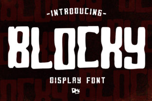 Blocky: A Bold, Unique Display Font for Every Project