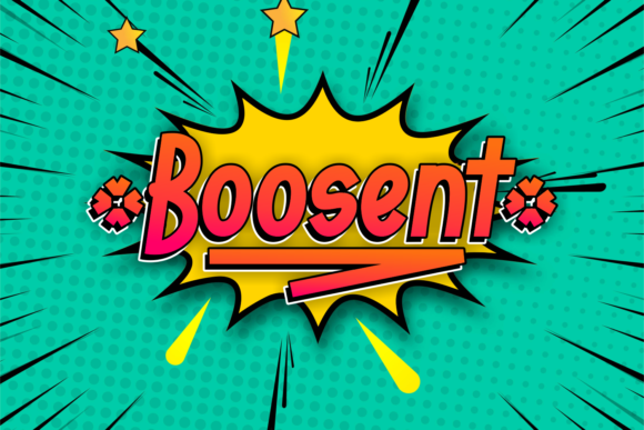 Boosent: A Cheerful Font for Creative Projects