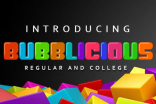 Bubblicious: A Sweet Display Font for Birthday and Circus-Themed Projects