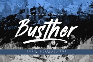 Busther: The Bold Display Font That Adds Instant Edge to Modern Design