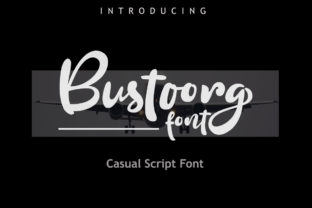 Bustoorg: A Bold, Artistic Font for Creative Expression