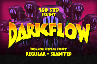 Darkflow: A Spooky Font for Horror-Themed Designs