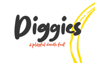 Diggies: A Playful Font for Creative Expression