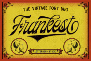 Embracing the Charm of Frankest: A Vintage Display Font for Modern Design