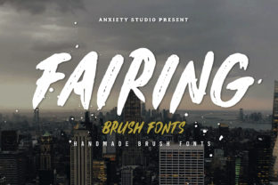 Fairing: A Hand-Painted Display Font for Modern Design