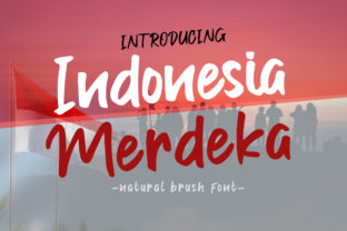 Indonesia Merdeka: A Hand-Crafted Brush Font That Feels Human