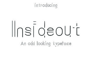 Inside Out: A Unique Font for Strategic Design and Creative Expression