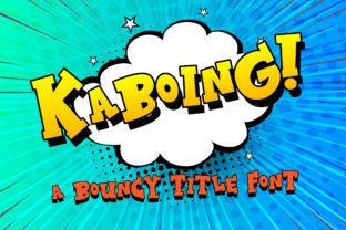 Kaboing: A Playful Comic Display Font