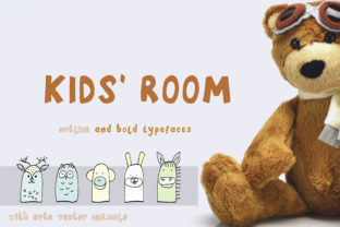 Kids Room: A Unique Font That Brings Playfulness to Your Projects