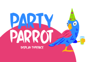 Party Parrot: A Whimsical Display Font for Creative Expression