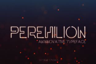 Perehilion: A Modern Display Font for Futuristic Design