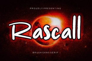 Rascall: A Hand-Brushed Display Font for Modern Creativity