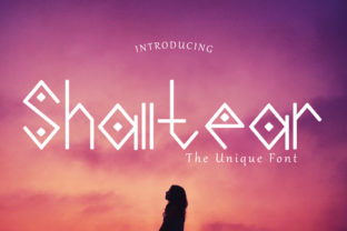 Shalltear: A Modern Display Font with Unique Patterns