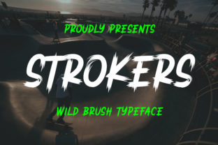 Strokers: A Bold Display Font for Modern Designers