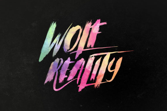 Wolf Reality: A Ghostly Display Font for Bold Craft Projects