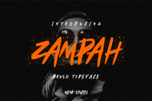 Zampah: A Bold, Handwritten Brush Font