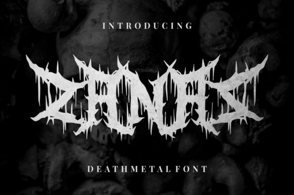 Zanaz: The Edgy Font That Brings a Hardcore Vibe to Your Designs